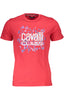 CAVALLI CLASS KURZARM T-SHIRT HERREN ROT