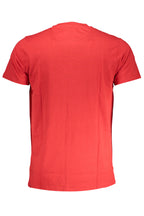 CAVALLI CLASS HERREN-KURZARM-T-SHIRT ROT