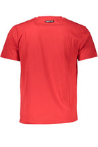 CAVALLI CLASS KURZARM T-SHIRT HERREN ROT