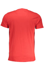 CAVALLI CLASS HERREN-KURZARM-T-SHIRT ROT