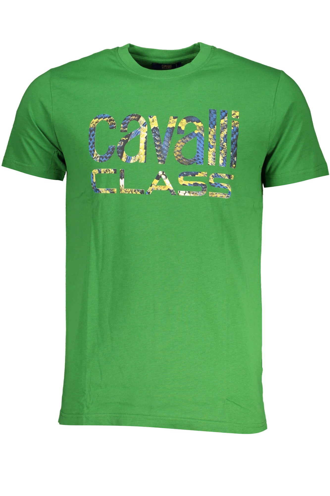 Cavalli Class Green Short-Sleeved Men's T-Shirt Secondary image