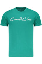 CAVALLI CLASS KURZARM-T-SHIRT HERREN GRÜN