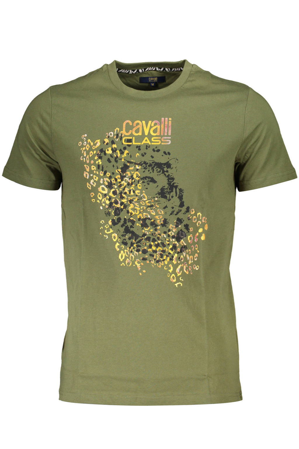 CAVALLI CLASS KURZARM-T-SHIRT HERREN GRÜN