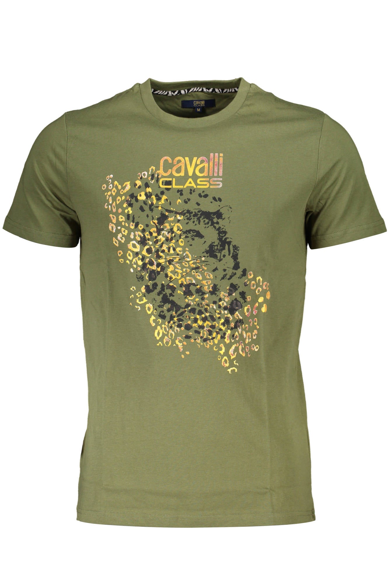 CAVALLI CLASS KURZARM-T-SHIRT HERREN GRÜN