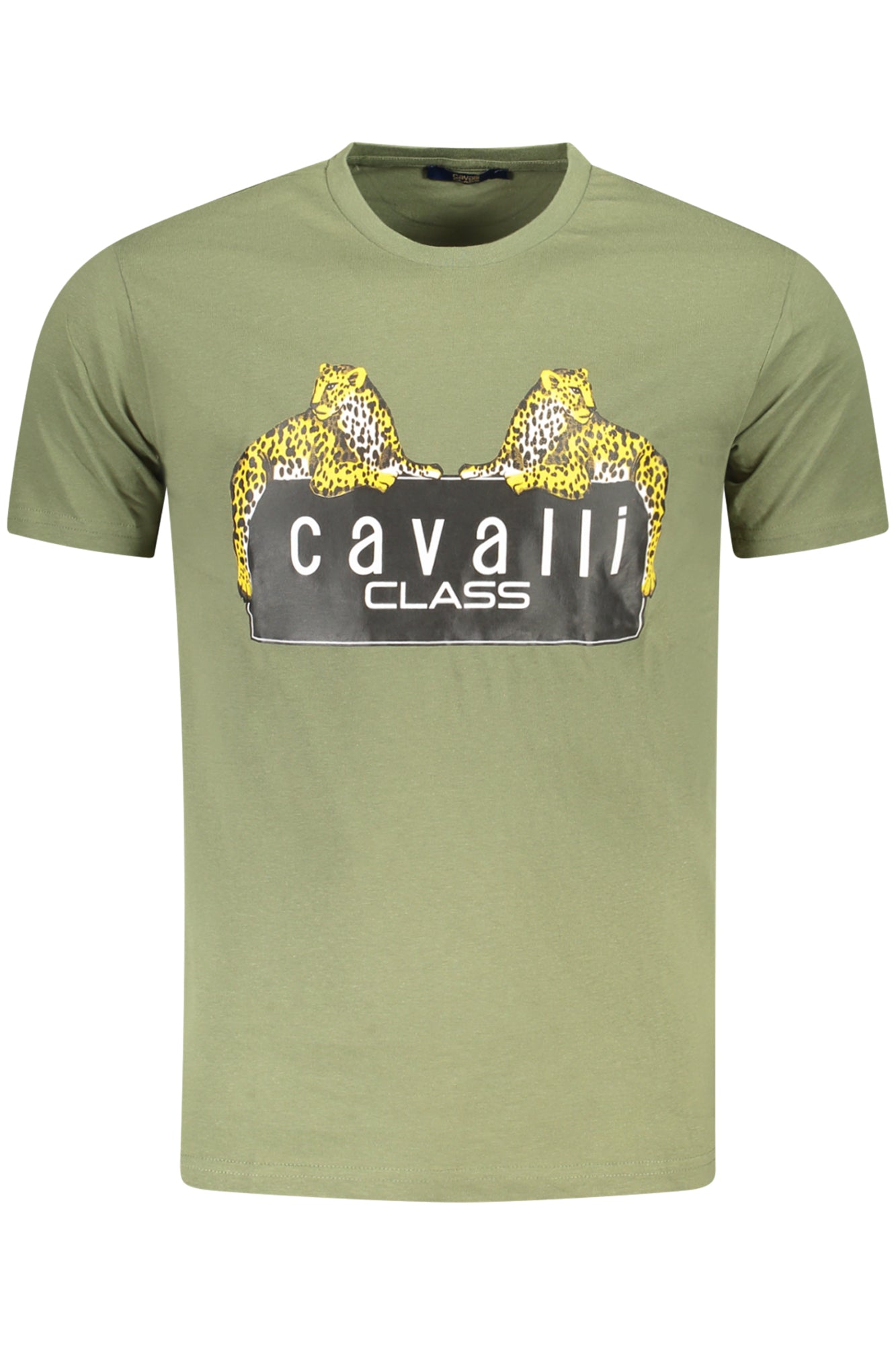 CAVALLI CLASS KURZARM-T-SHIRT HERREN GRÜN