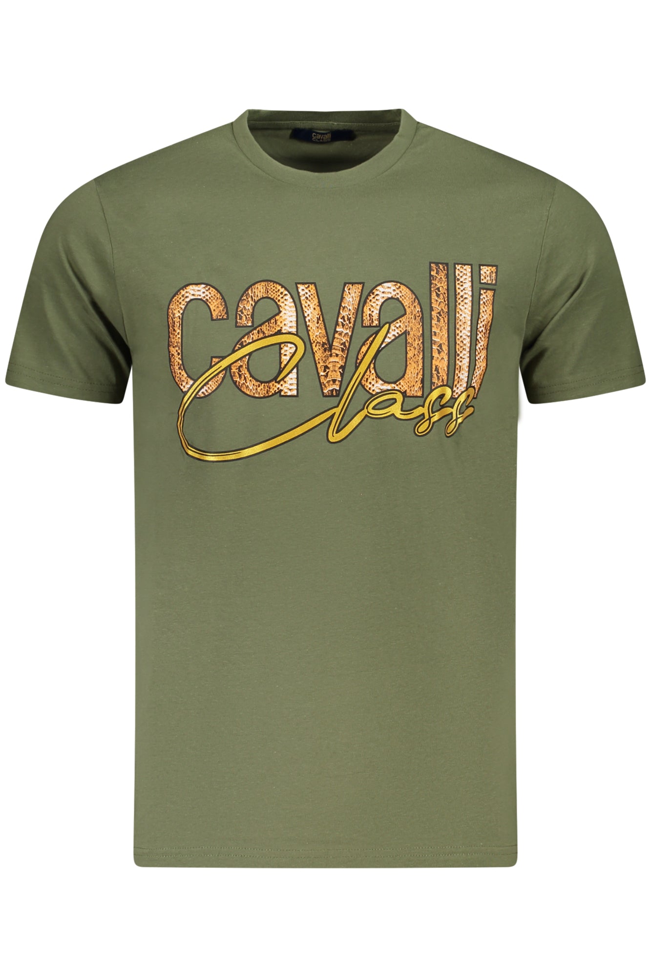 CAVALLI CLASS KURZARM-T-SHIRT HERREN GRÜN Hauptbild