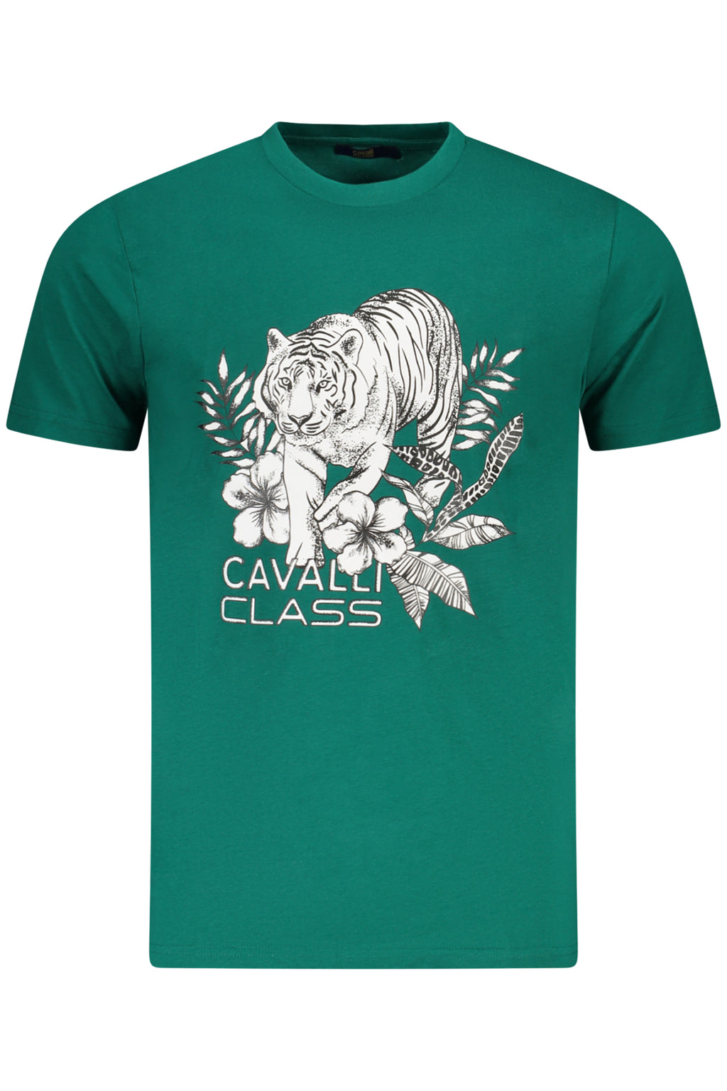 CAVALLI CLASS KURZARM-T-SHIRT HERREN GRÜN