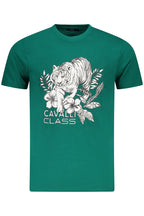 CAVALLI CLASS KURZARM-T-SHIRT HERREN GRÜN
