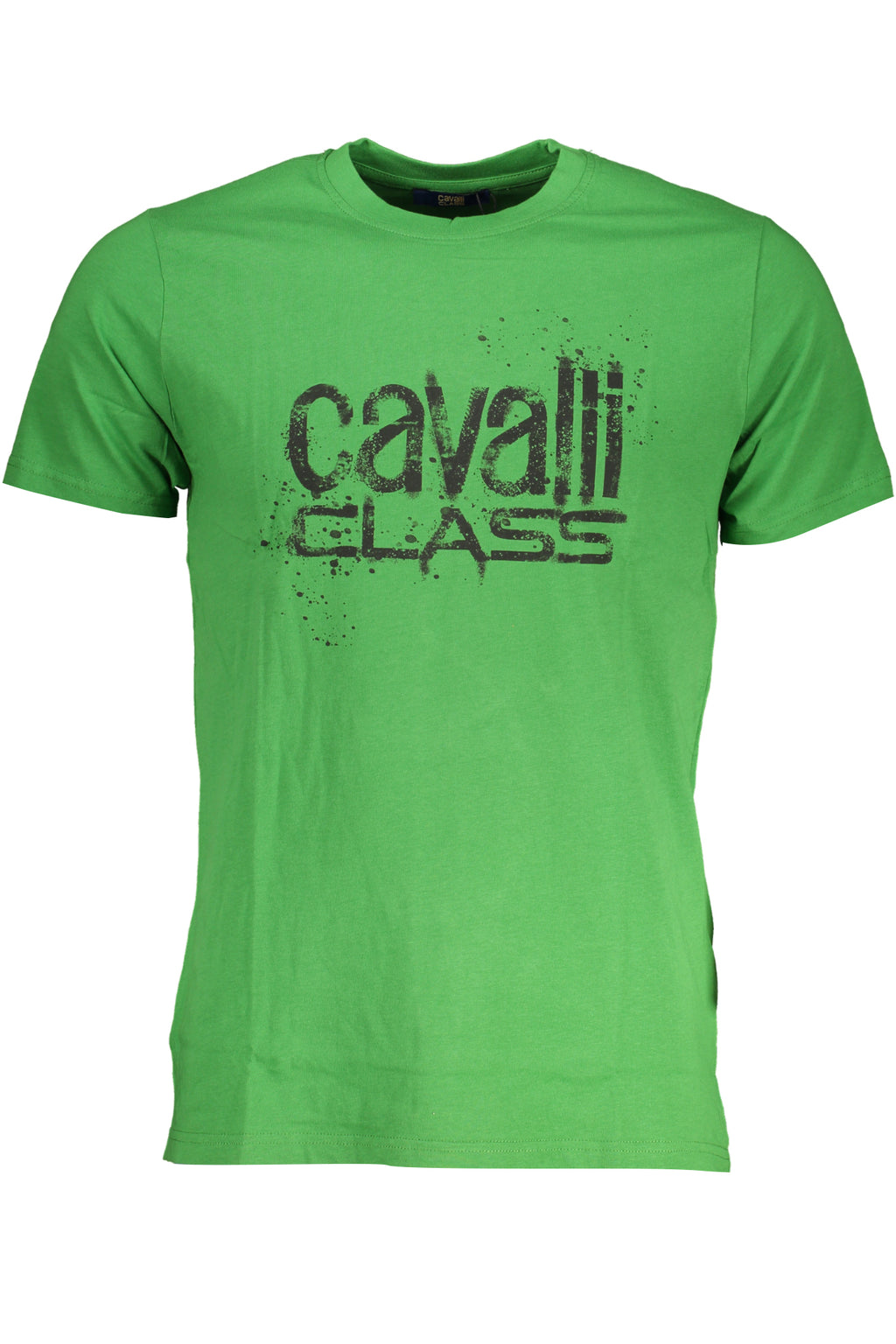 CAVALLI CLASS GRÜNES KURZÄRMELIGES HERREN-T-SHIRT