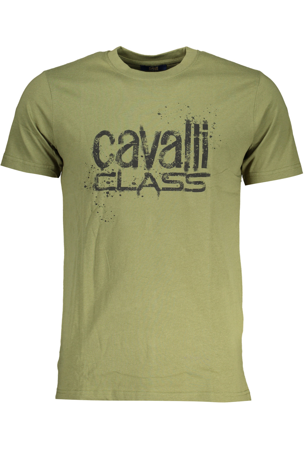 CAVALLI CLASS GRÜNES KURZÄRMELIGES HERREN-T-SHIRT