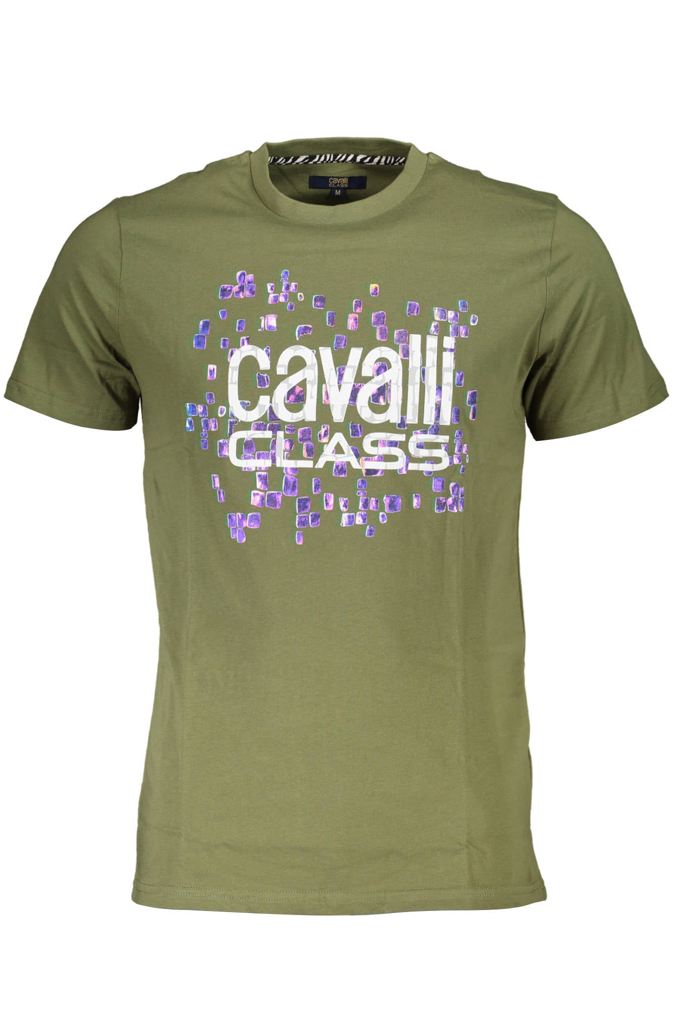 Cavalli Class Kurzarm-T-Shirt Herren Grün Grün Main image