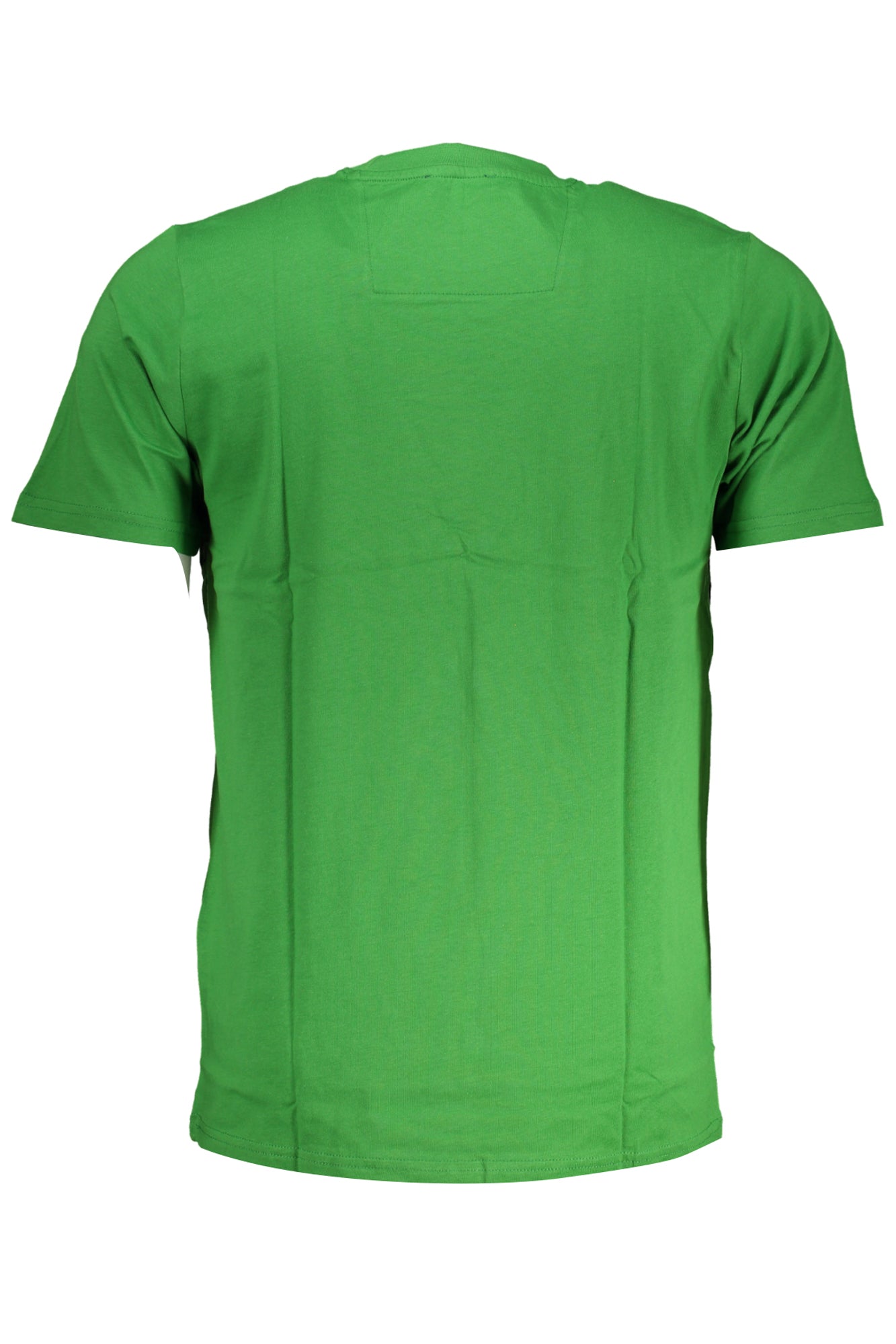 Cavalli Class Herren-Kurzärmeliges T-Shirt Beige Grün