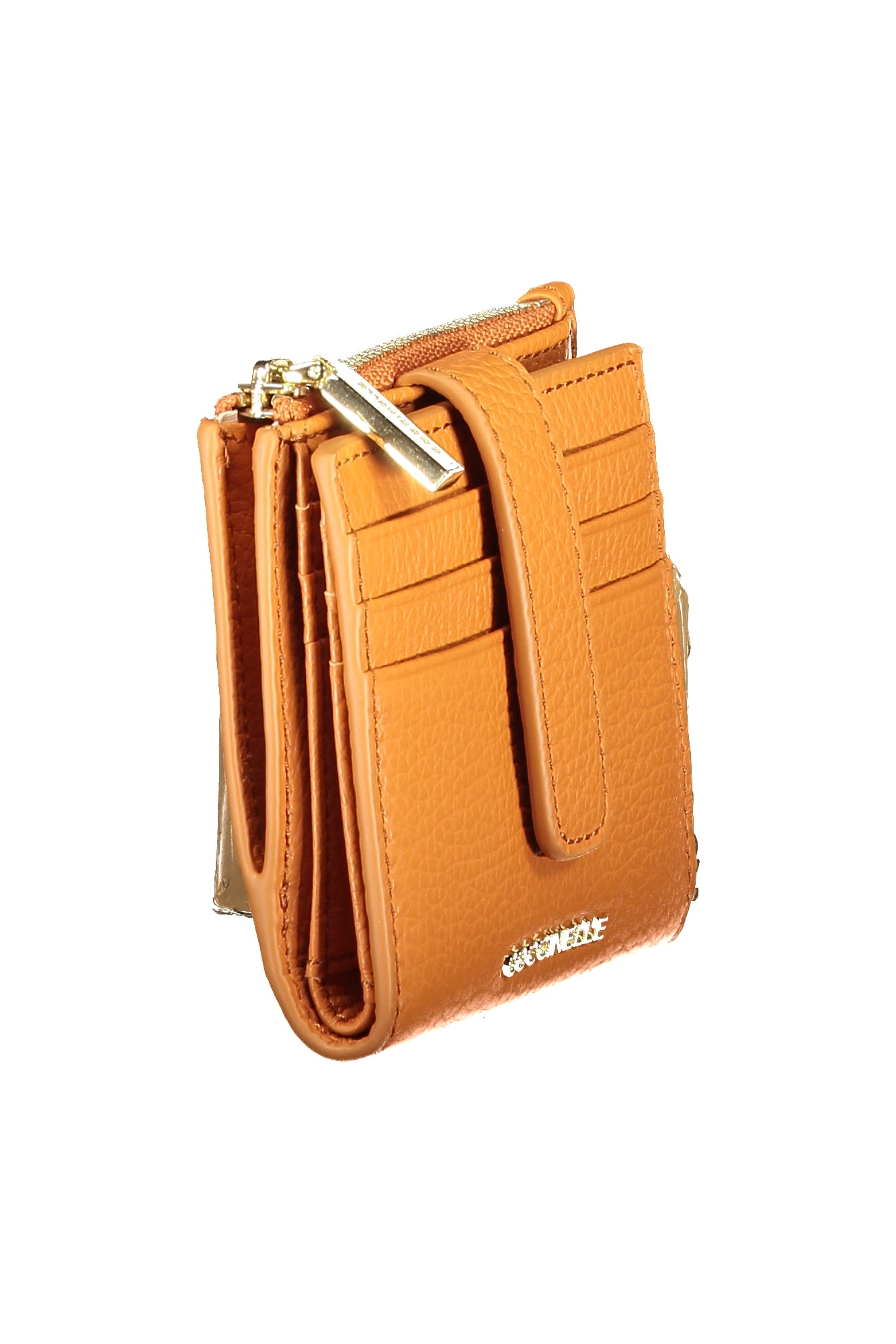 COCCINELLE Damen Geldbörse – Weiche Geldbörse Metallform Orange
