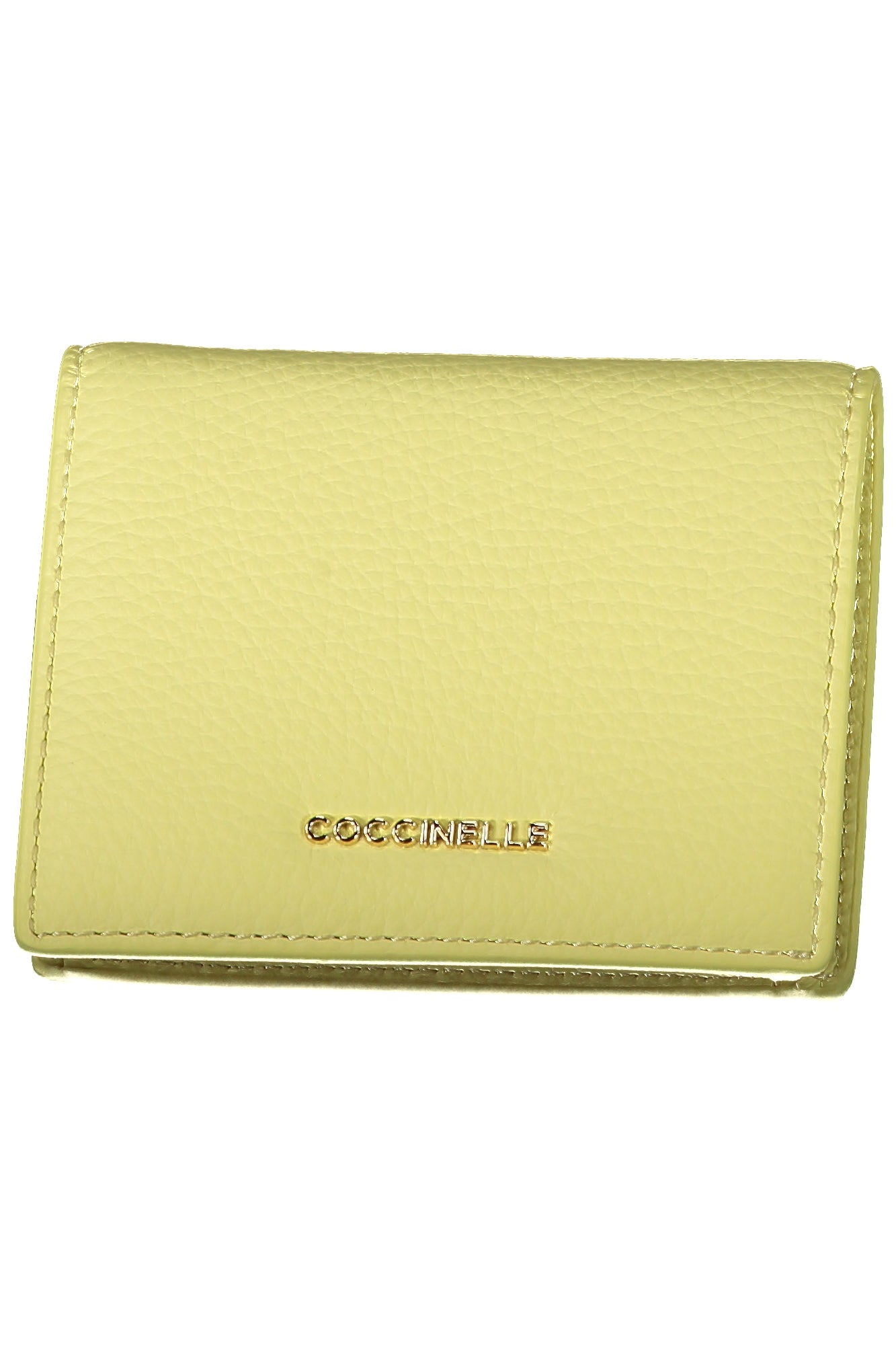 COCCINELLE Damen-Geldbörse Beige – Elegante Geldbörse aus Leder mit Münzfach Zweitbild