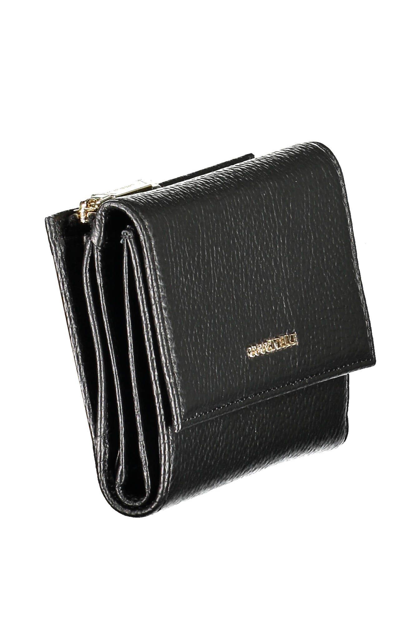 COCCINELLE Damen Geldbörse Schwarz – Elegante Brieftasche aus 100% Leder Schwarz