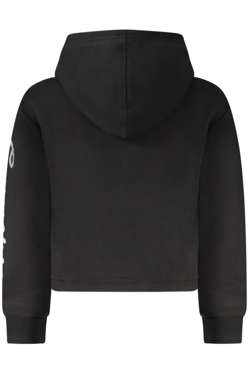 Converse Mädchen Zip-Up Hoodie, Schwarz