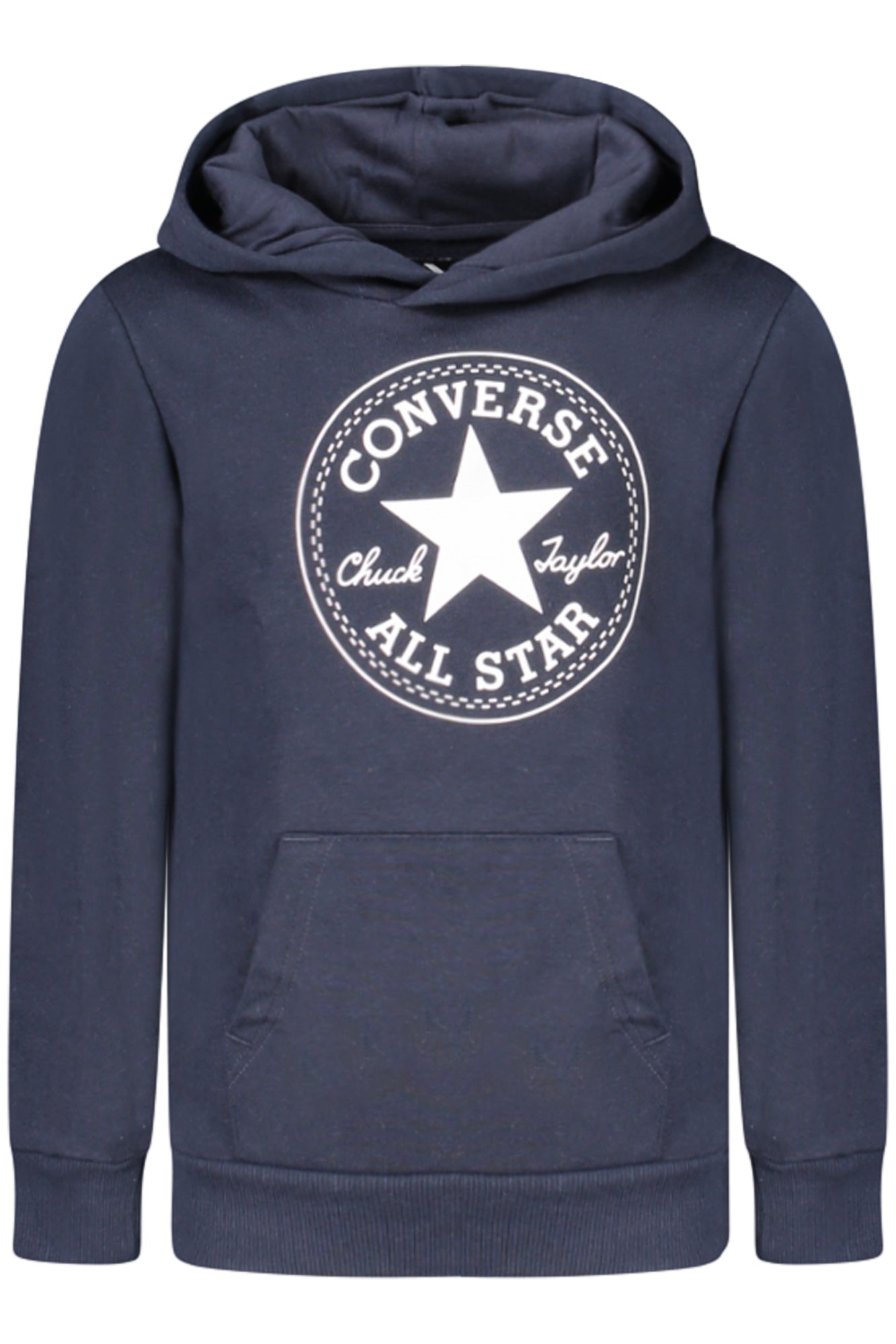 Converse Sweatshirt Jungen – Blauer Hoodie mit Reißverschluss für Herbst/Winter Blau