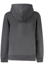 Converse – Schwarzer Kapuzenpullover mit Reißverschluss für Kinder