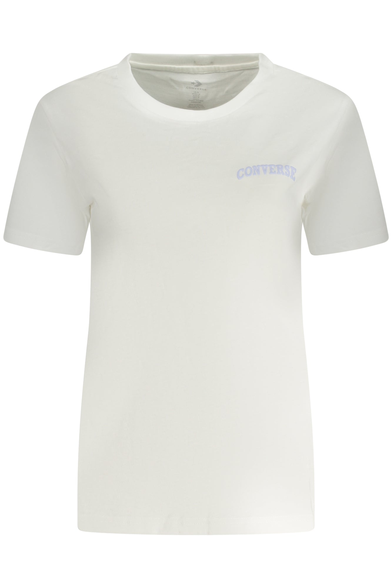 CONVERSE KURZARM T-SHIRT DAMEN WEISS