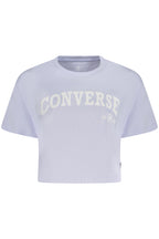 CONVERSE DAMEN KURZARM T-SHIRT LILA