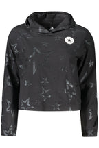 Converse Mädchen Langarm T-Shirt, Schwarz