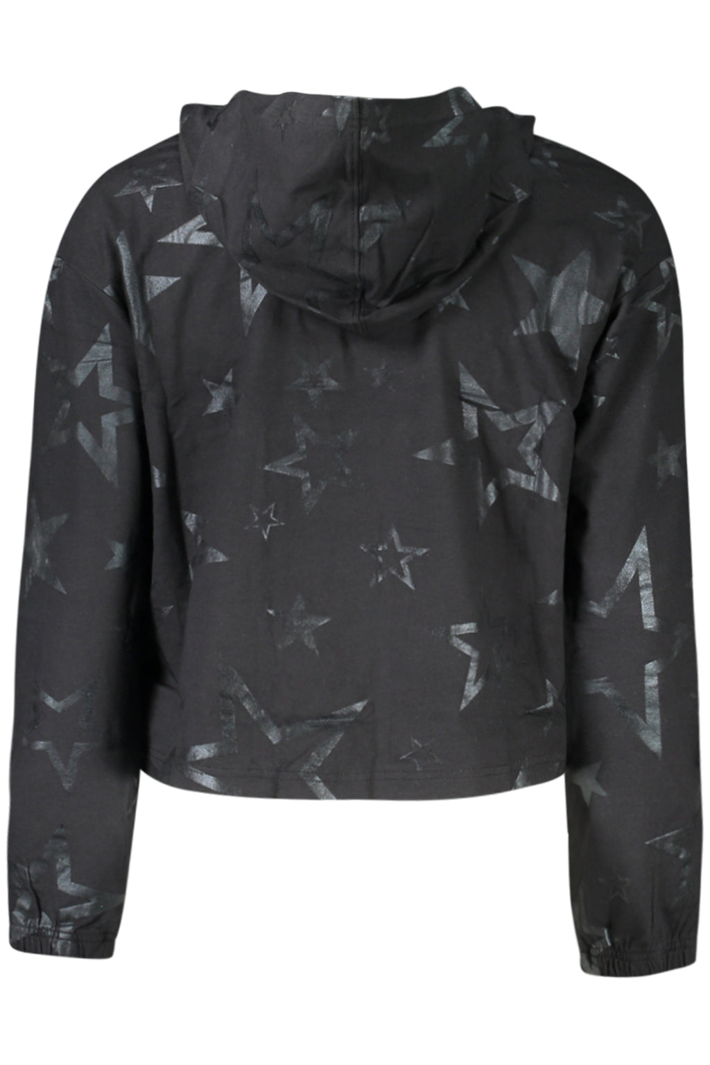 Converse Mädchen Langarm T-Shirt, Schwarz