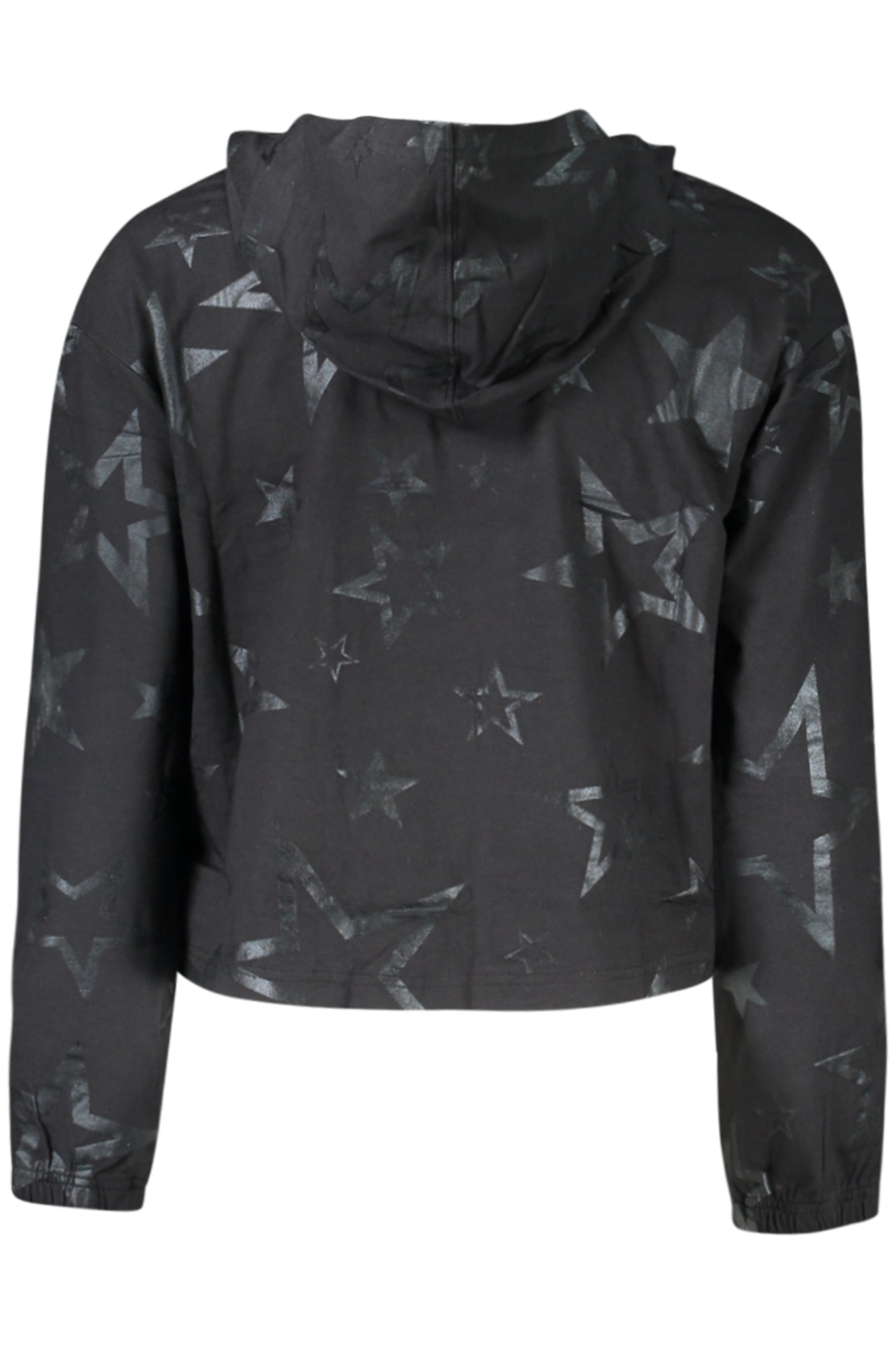 Converse Mädchen Langarm T-Shirt, Schwarz