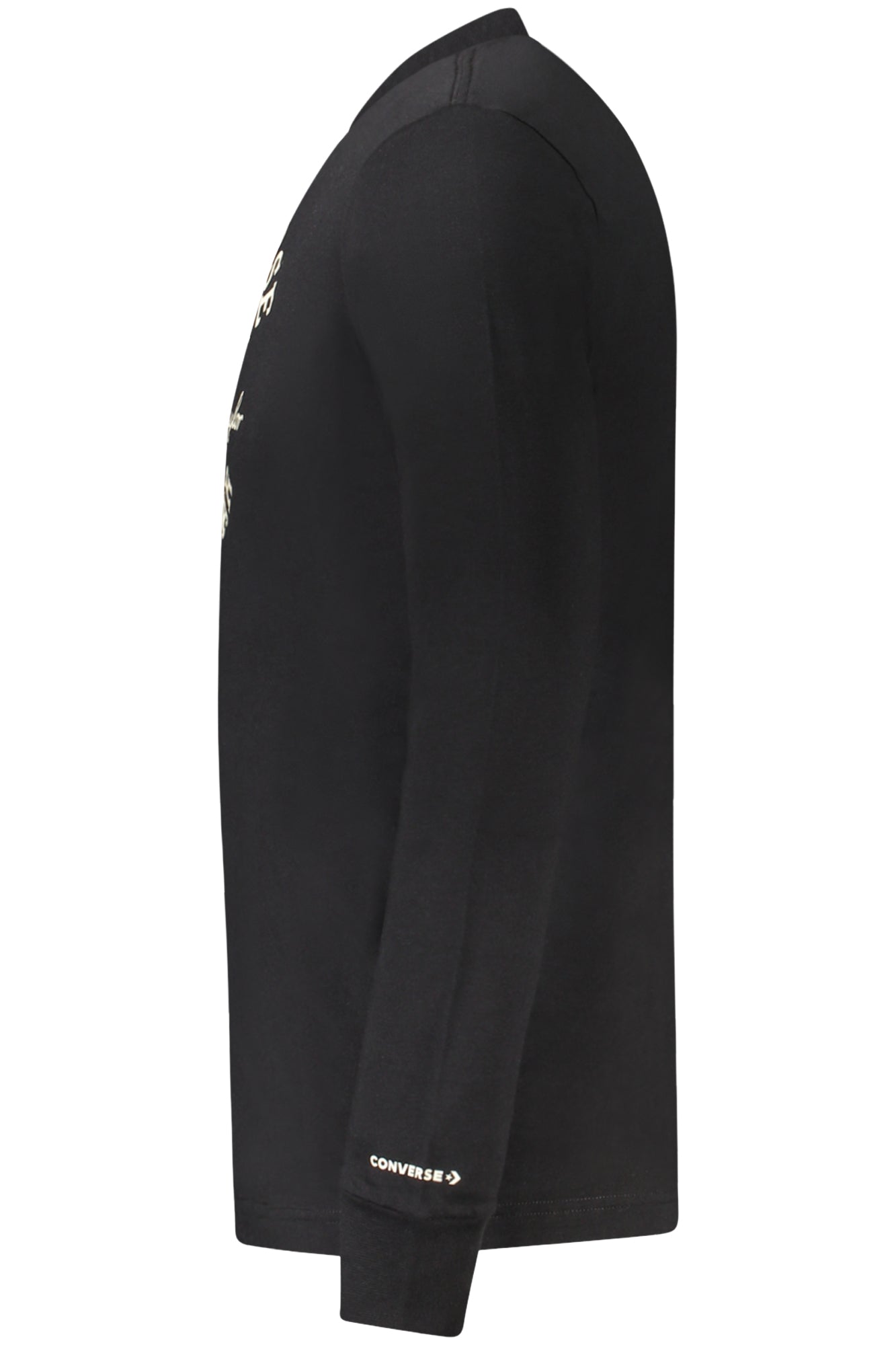 CONVERSE KINDER-T-SHIRT MIT LANGEN ÄRMELN, SCHWARZ