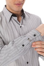 COSTUME NATIONAL LANGARMSHIRT HERREN WEISS