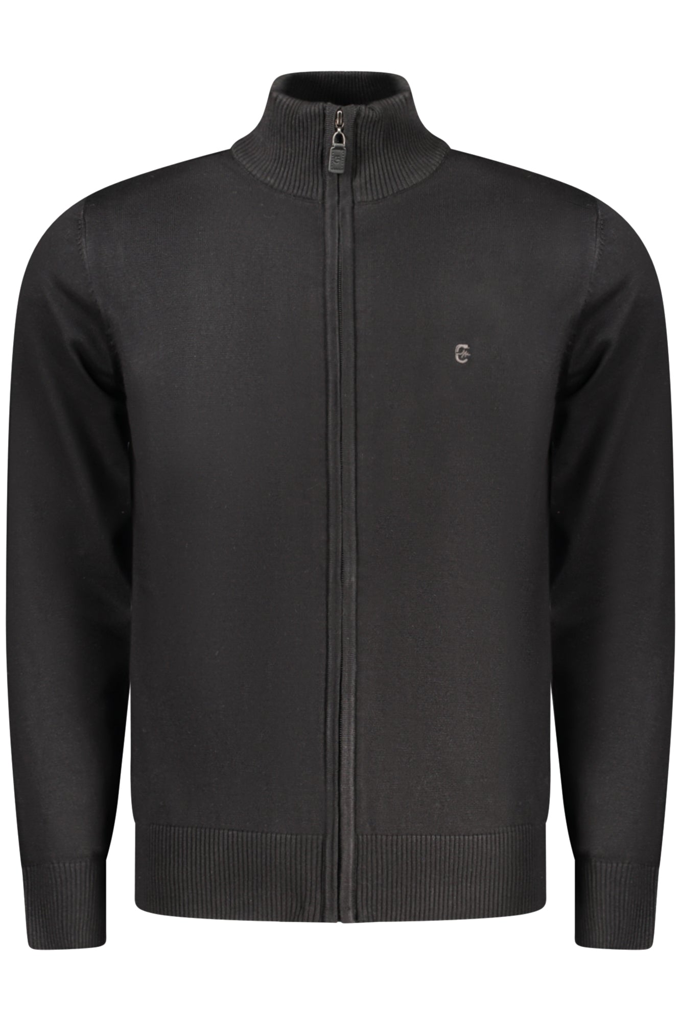 COVERI MOVING Cardigan Herren Schwarz – Strickjacke mit Reißverschluss für Herbst/Winter Schwarz