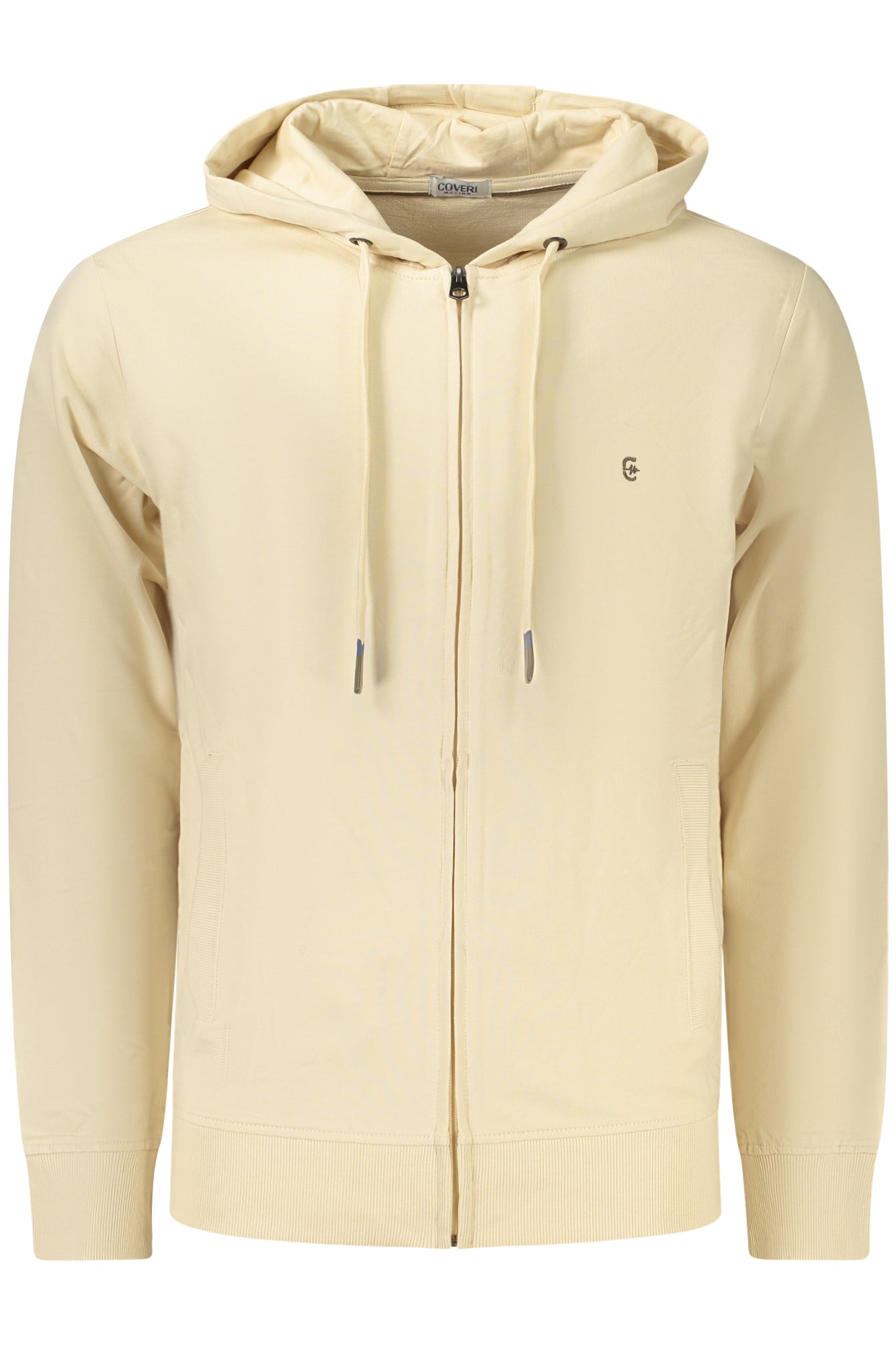 COVERI MOVING Herren Sweatshirt – Hoodie, mit Taschen Beige