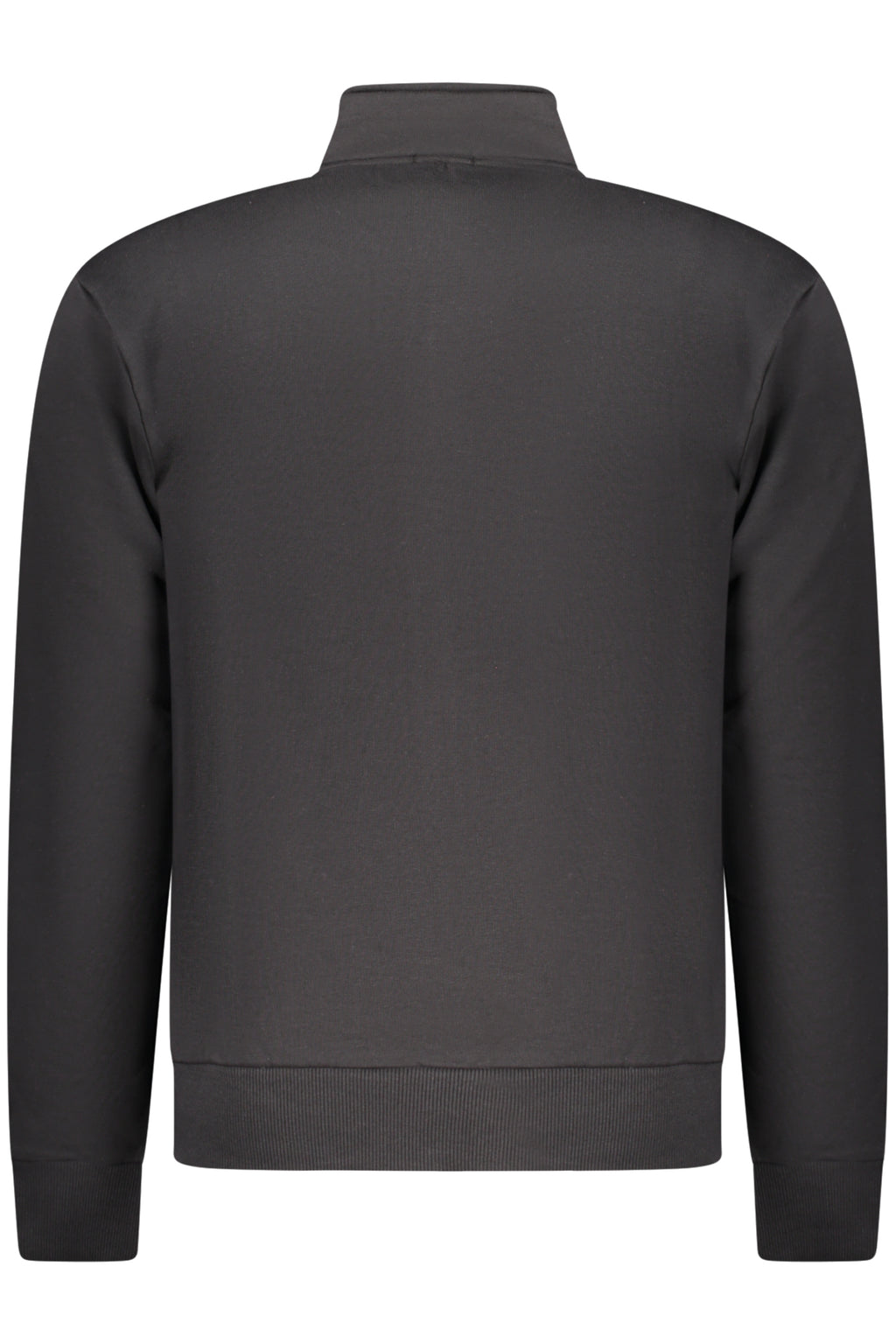 COVERI MOVING Herren-Sweatshirt mit Reißverschluss, schwarz