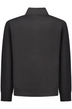 COVERI MOVING Herren-Sweatshirt mit Reißverschluss, schwarz