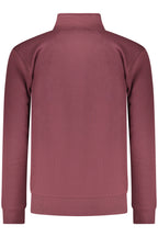 COVERI MOVING Herren-Sweatshirt mit Reißverschluss, rot