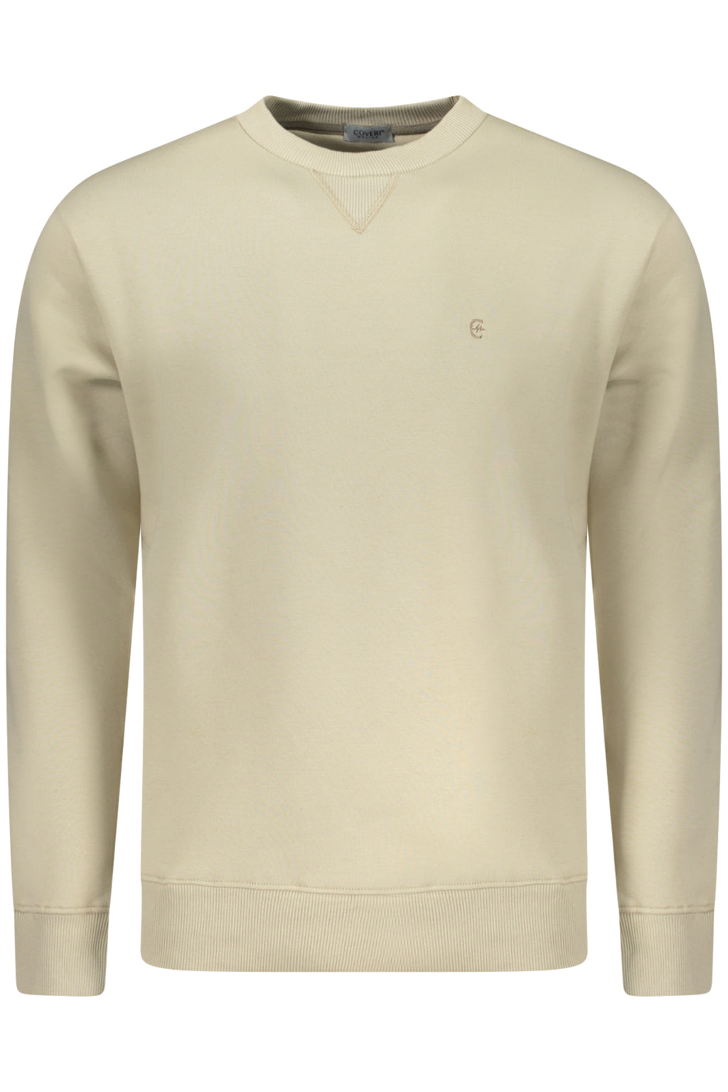 COVERI MOVING Herren-Sweatshirt ohne Reißverschluss, Beige