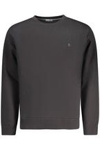 COVERI MOVING Herren-Sweatshirt mit Reißverschluss, schwarz