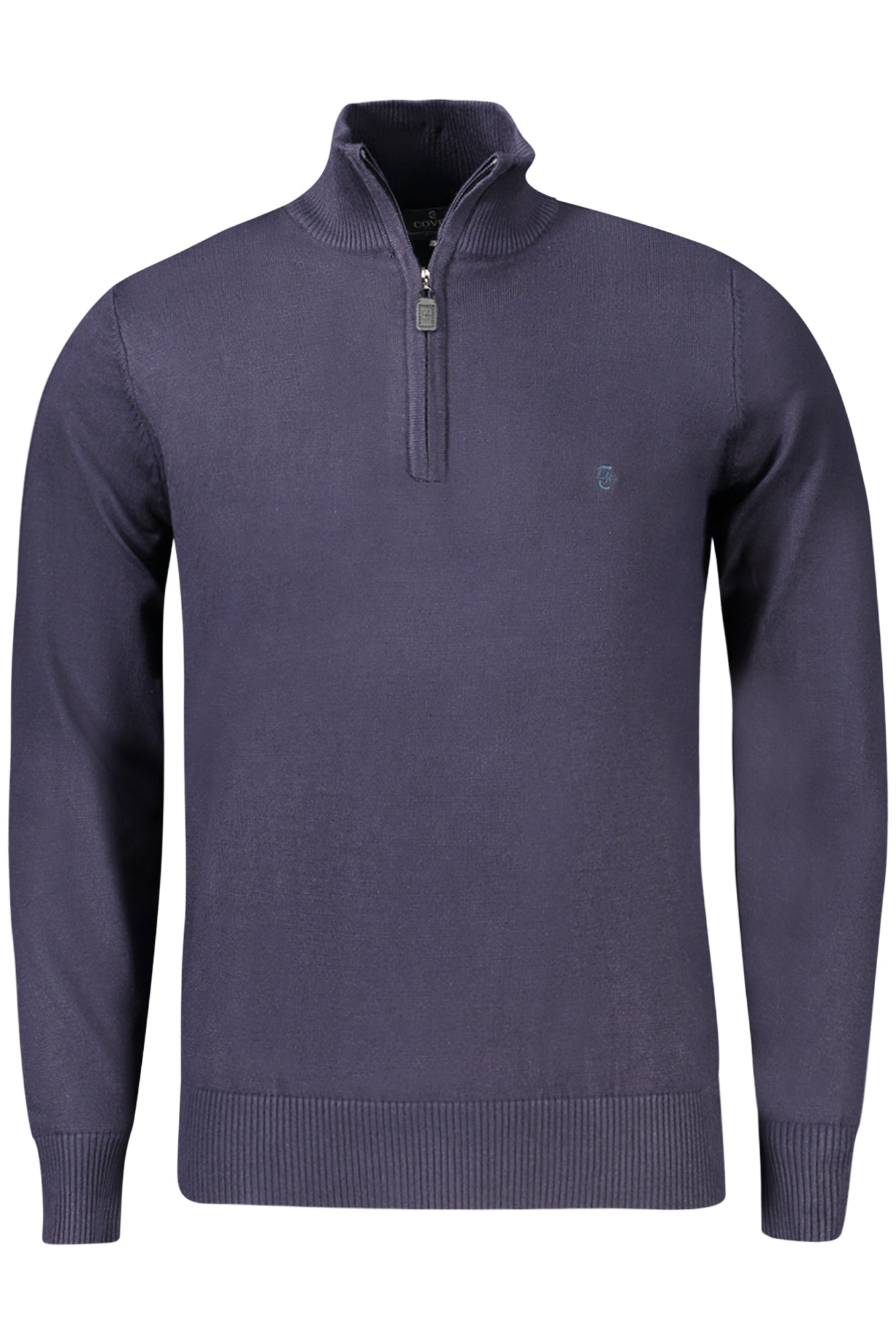 COVERI MOVING Blauer Herrenpullover – Langärmlig mit Reißverschluss | soulluna.de Blau