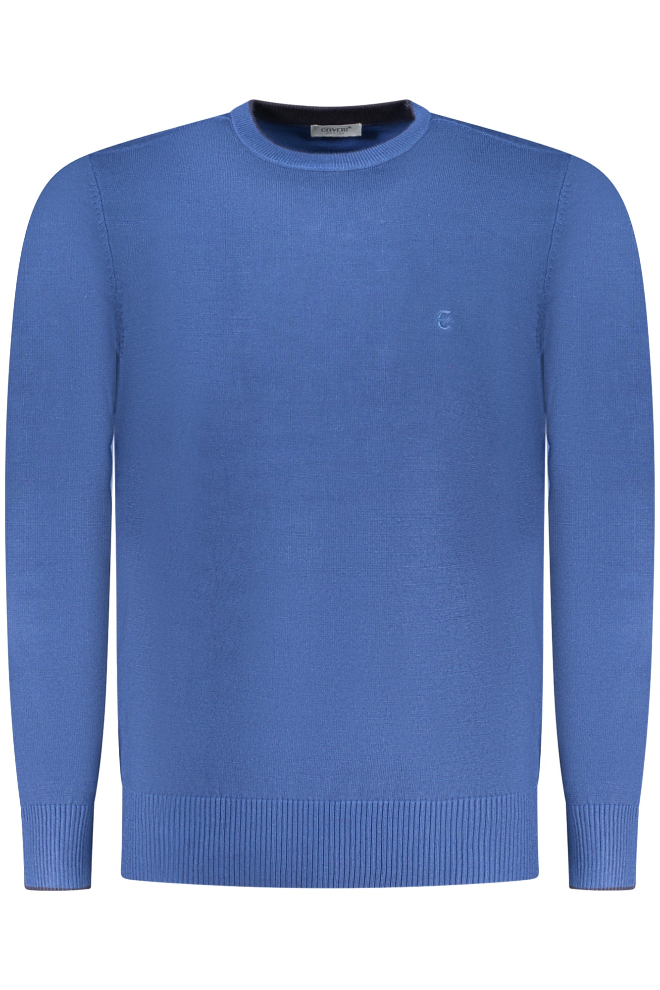 COVERI MOVING Pullover Herren – Blauer Logo-Pullover für Herbst/Winter Blau