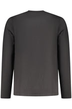 COVERI MOVING Herren Langarm-T-Shirt Schwarz