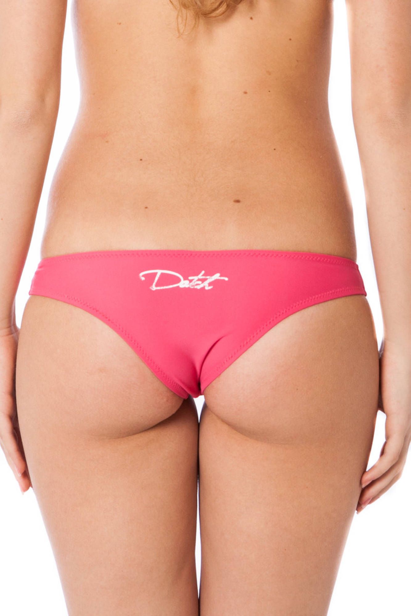 DATCH Bikini-Unterteil Rosa Damen – Elastisches Badekleid für Sommer Rosa