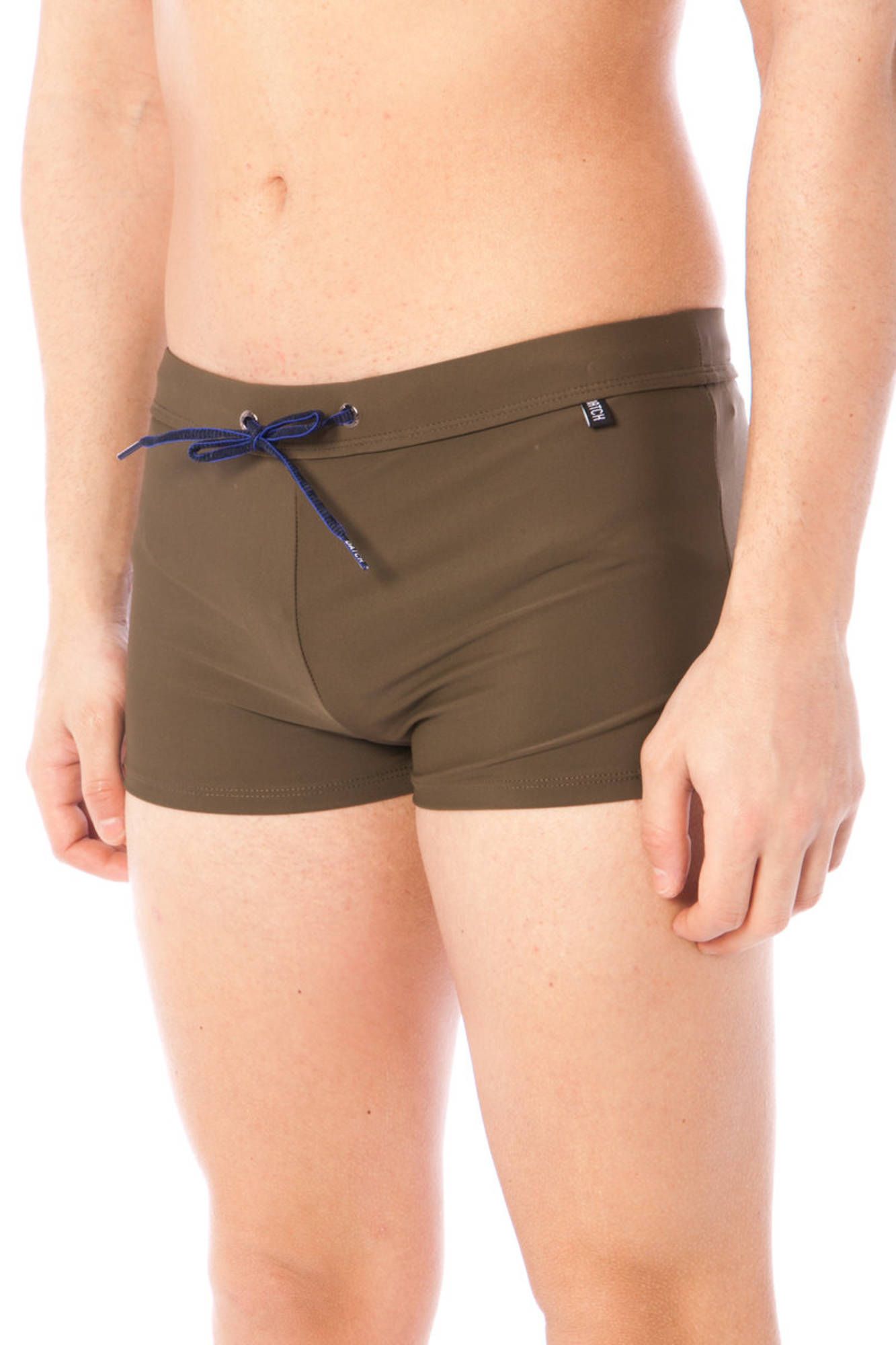 DATCH Badehose Herren – Unter Grünem Mann Kostümteil mit Schnürsenkel Grün
