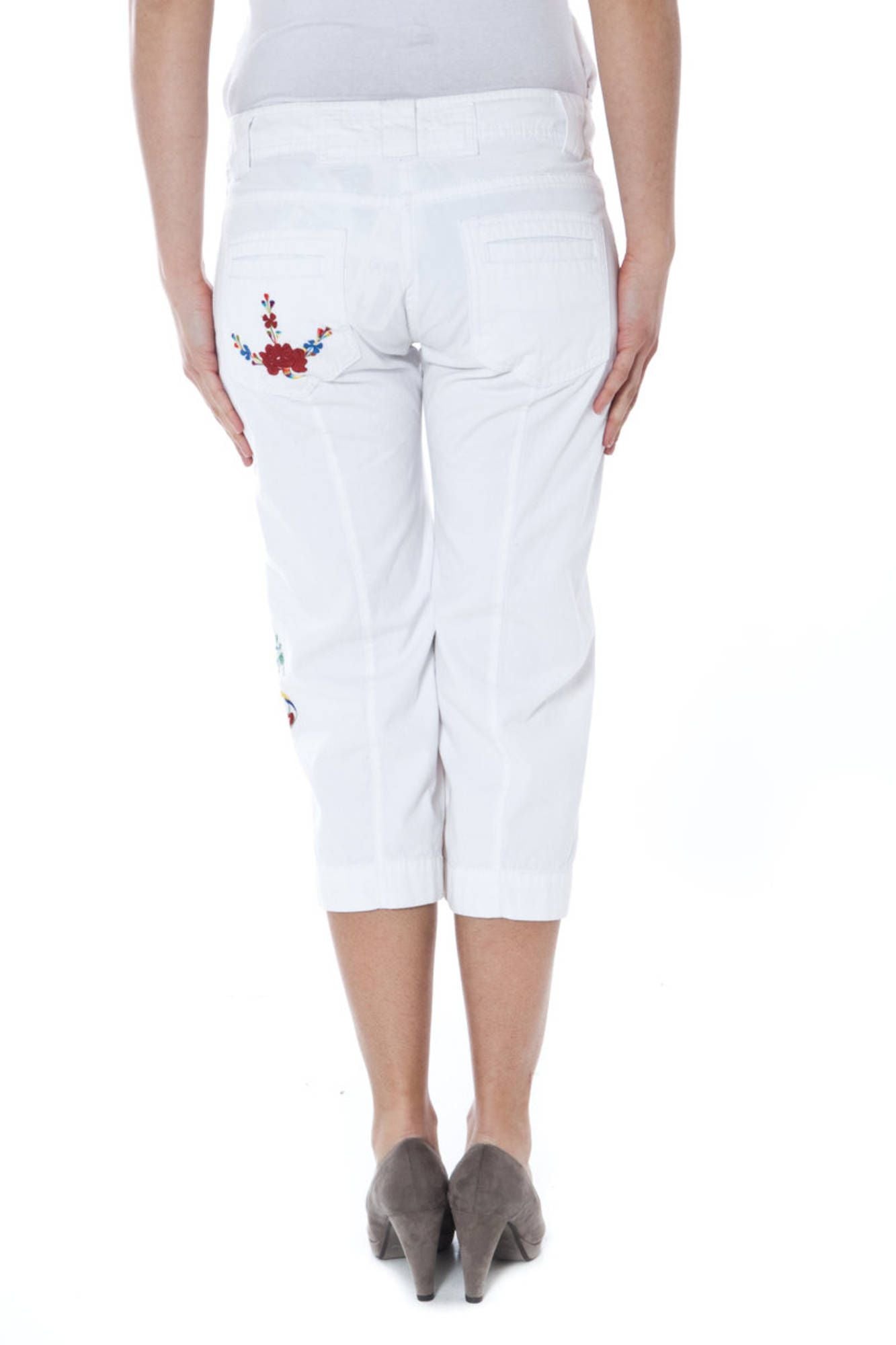 Datch Weisse Bermuda-Hose Herren – Kurze Sommerhose aus 100% Baumwolle Weiß