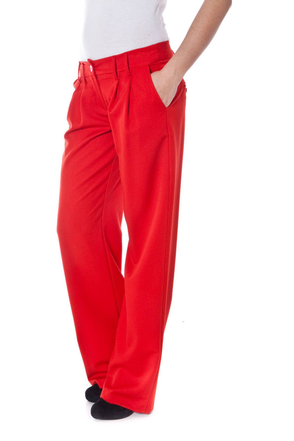 DENNY ROSE ROTE FRAUENHOSE