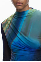 DESIGUAL KURZES KLEID FÜR DAMEN IN BLAU