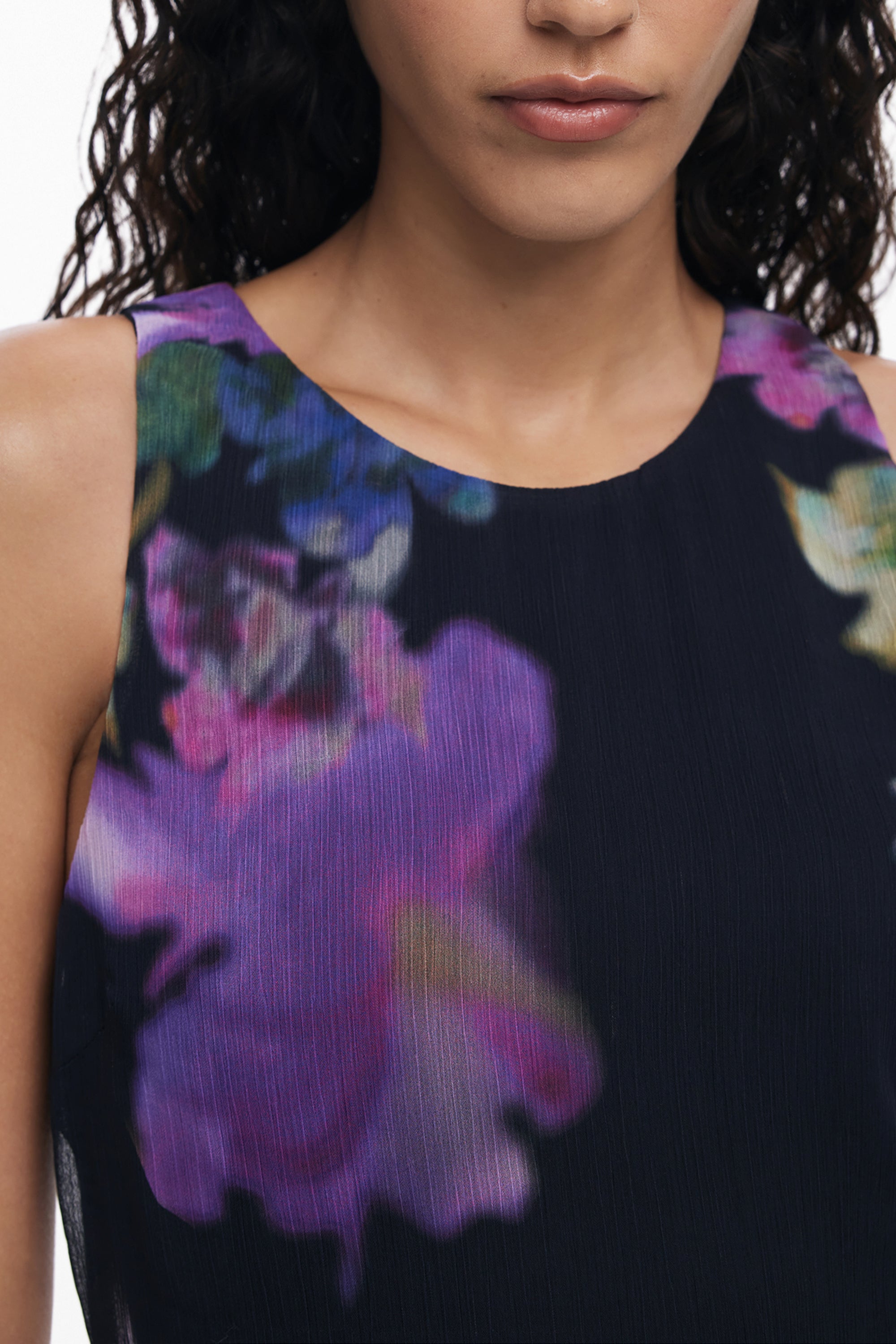 DESIGUAL KURZES KLEID FÜR DAMEN IN SCHWARZ