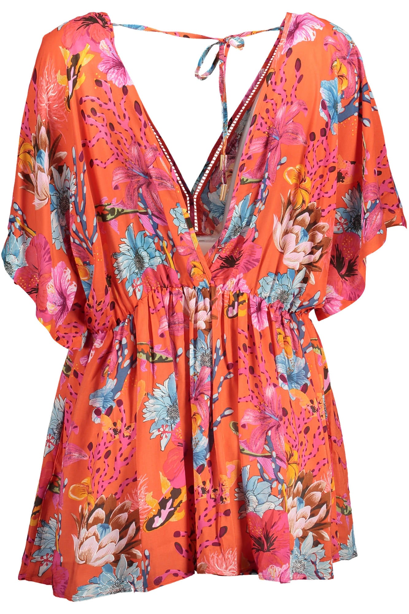 DESIGUAL KURZES KLEID FÜR FRAUEN ROT