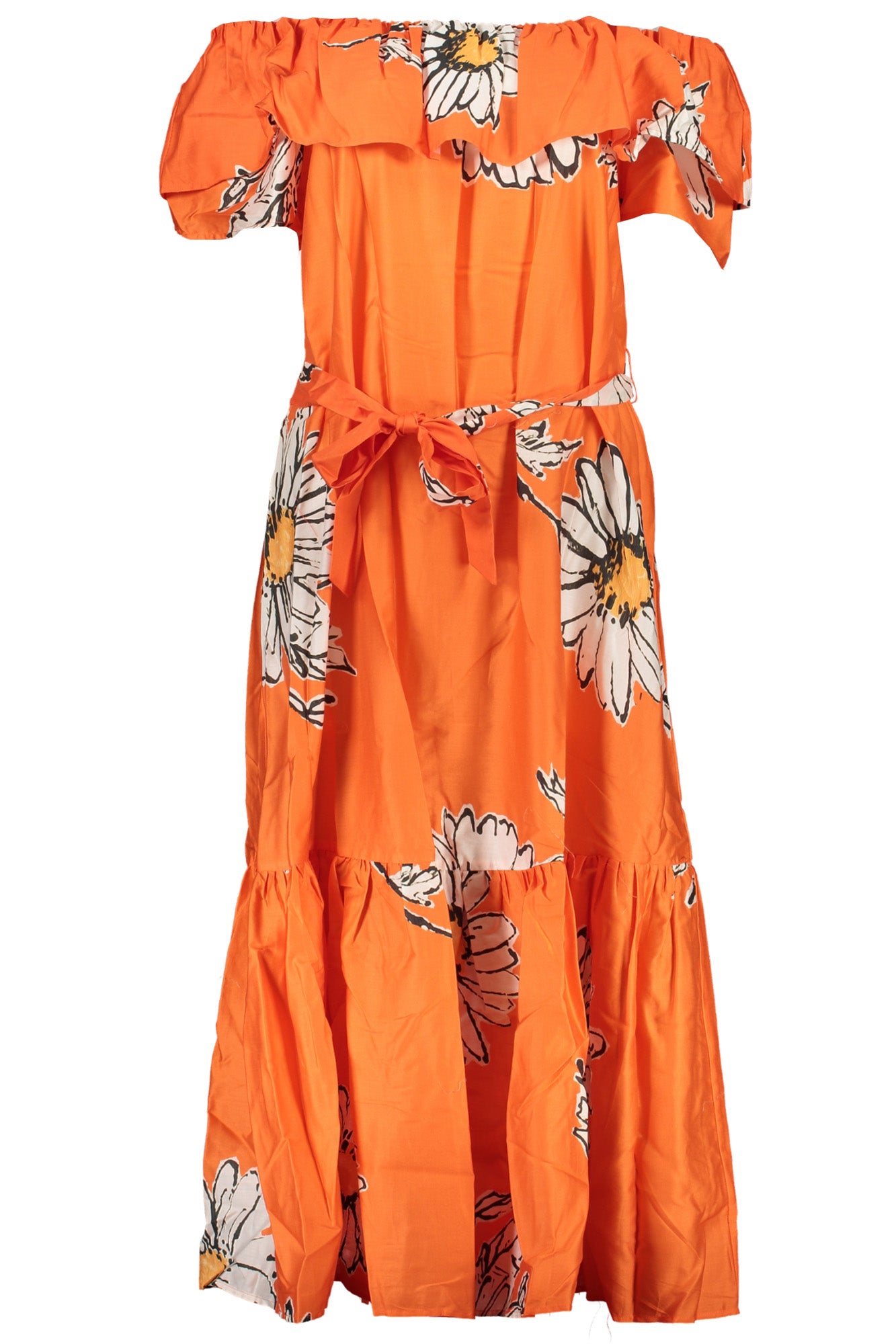 DESIGUAL DAMEN LANGES KLEID ORANGE Hauptbild