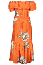 DESIGUAL DAMEN LANGES KLEID ORANGE