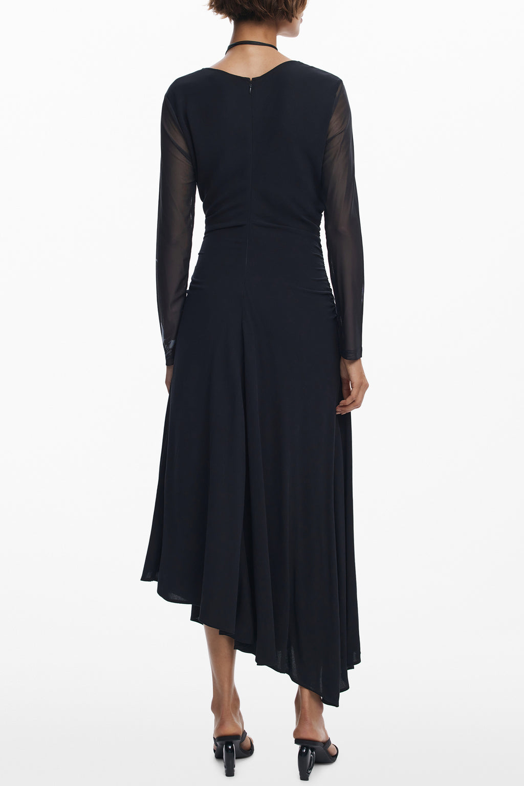 DESIGUAL LANGES SCHWARZES DAMENKLEID