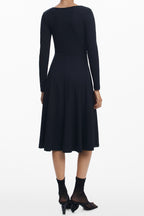 DESIGUAL LANGES SCHWARZES DAMENKLEID